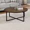 Alaterre Furniture Arcadia Acacia Wood 42" Round Coffee Table, Antiqued Mocha ANAR1275A - alternate 2